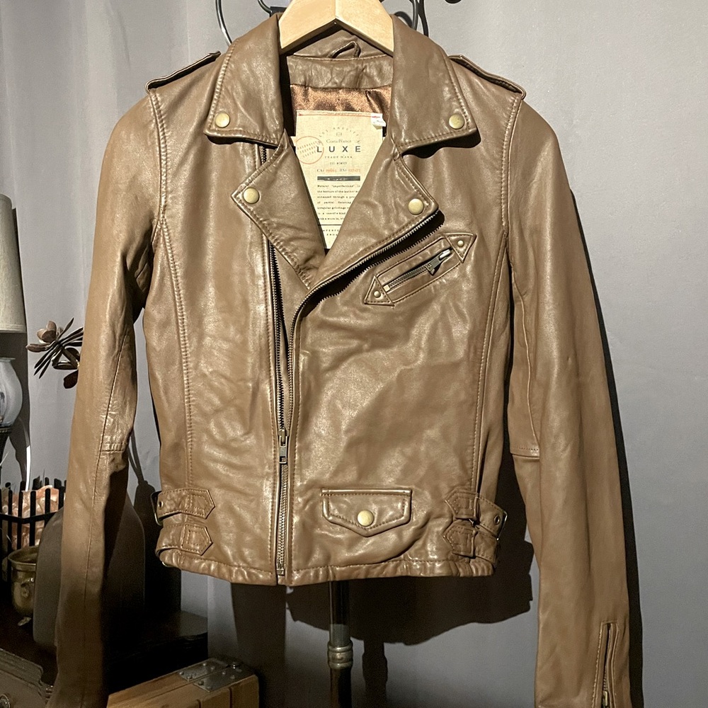 New Costa Blanca Genuine Lether Jacket Small